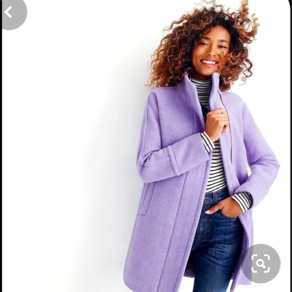 J.Crew Cocoon Coat LILAC